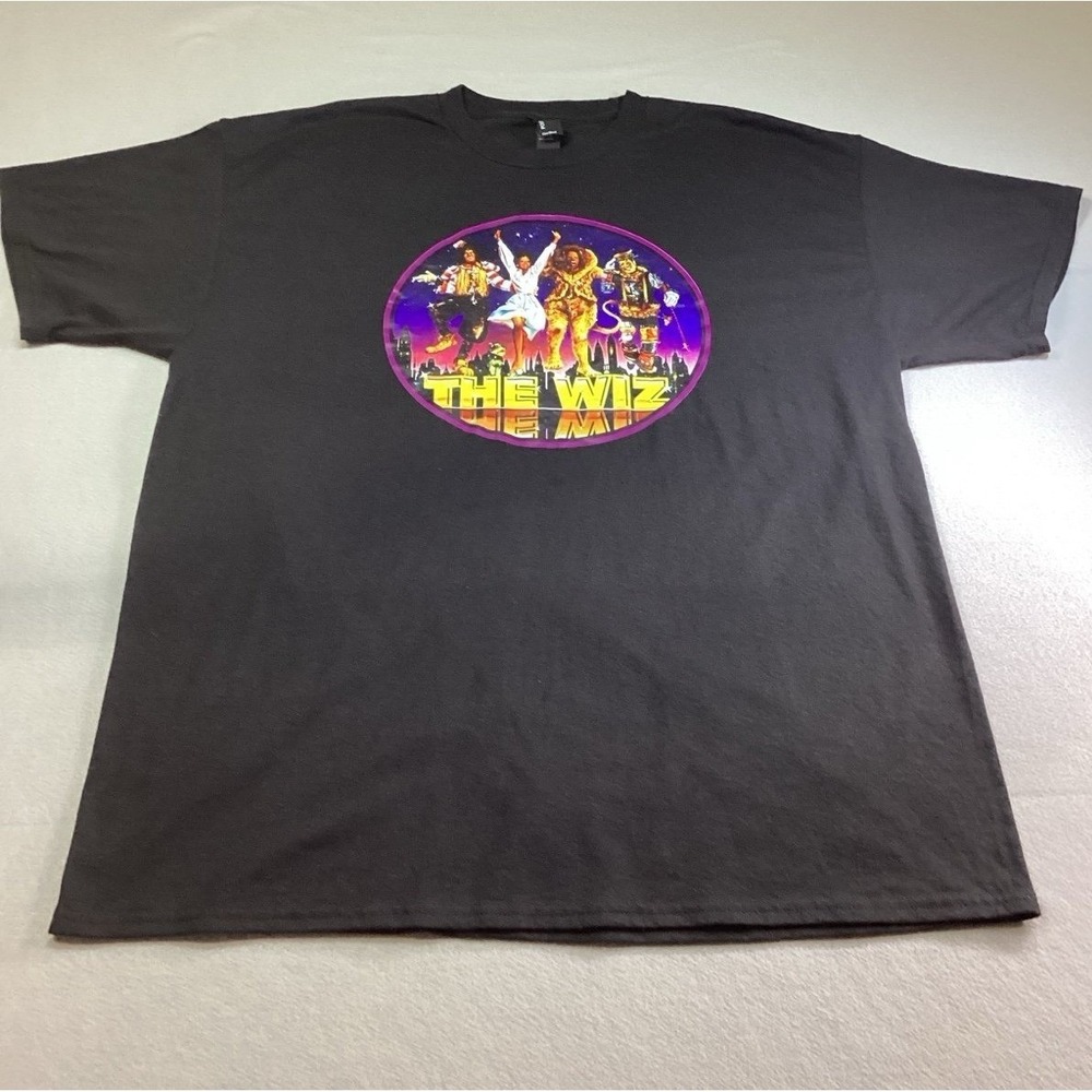 The Wiz 1978 Musical Movie Graphic Tee Black Crewneck T-shirt Size XL